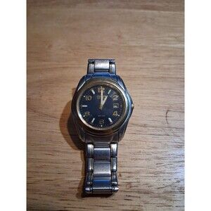 Citizen Eco-Drive Mens Watch E111-K003644 Blue Dial Stainless Steel 2 Tone Japan